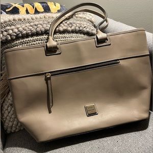 Taupe Dooney & Bourke Tote Bag- Barely Used